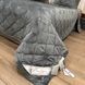 Набор покрывало велюр евро 220х240 с наволочками 50х70 Мишель цвет графит Rm-Mishel-21 фото 3