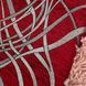 Гобеленовое покрывало для дивана 150х200 см бордового цвета с геометрией GN-2 фото 4