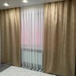 Набор штор Лорен бежевого цвета 1.5&times;2.7 м, 2 шт, абстрактный орнамент, на тесьме