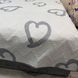Набор покрывало 200x230 с наволочками 47x73 серое с сердечками Бегония коттон Rm-begonia-9 фото 2