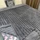 Плед шарпей 200х230 см евро серого цвета Rm-8303-12 (EU) фото 4