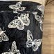 Плед из микрофибры Клэр черного цвета с рисунком бабочки 200х220см Cap-PM-16 фото 2