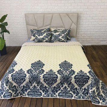 Покривало Анабель 220х240 двостороннє стібане + 2 подушки Cap-Anabel-45 фото