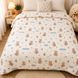 Детское одеяло Baby Dream молочное с медвежонком 150х200 см микрофибра холлофайбер Baby Dream-170-5-8 молочний фото 1