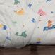 Детское одеяло Baby Dream бирюзовое с динозаврами 150х200 см микрофибра холлофайбер Baby Dream-170-5-10 бірюзовий фото 5