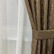 Штори "Мармурова Симфонія" (200х270 см, 2 шт., шоколадний колір, на тасьмі) М19-12(2) фото 2