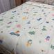 Детское одеяло Baby Dream бирюзовое с динозаврами 150х200 см микрофибра холлофайбер Baby Dream-170-5-10 бірюзовий фото 6