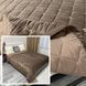 Велюрове покривало стібане коричневе 150х200см Rm-vel-15-1.5 фото 5