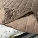 Велюрове покривало стібане коричневе 150х200см Rm-vel-15-1.5 фото 1