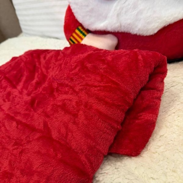 Игрушка с пледом Санта  2в1 новогодняя 100х170 см ANT-Santa фото