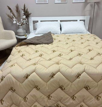 Ковдра Pure Wool 200х220 450г/м&sup2; двостороння LM-Pure Wool -EU фото