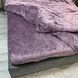 Теплое велюровое постельное белье Евро Caresse фиолетовое RM-2322-EU фото 2