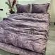 Теплое велюровое постельное белье Евро Caresse фиолетовое RM-2322-EU фото 3