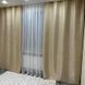 Шторы с тюлью софт (150х270 см, 2 шт. бежевый цвет штор и тюль 400х270см белого цвета готовы на тесьме) ART: SHT 250 - 3 фото 5