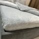 Тепла велюрова Євро постільна білизна Caresse сіра RM-2323-EU фото 2