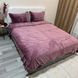 Теплое постельное белье полуторное Моника фиолетовая 150*200 Rm - Monica - 24- 1.5 фото 1