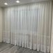 Жаккардовая тюль с узором по низу белого цвета 3х2.7м TJn-3 фото 3