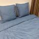 Постельное белье поплин двуспальное синее 200х220 Rm- paplin-4-EU фото 4
