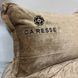 Теплое велюровое евро постельное белье Caresse кофейного цвета RM-2325-EU фото 3