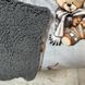 Плед двухсторонний 150х210 полутораспальный велюр-овчинка серый медведи LM-PV-16-1.5 фото 2