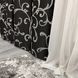 Штори жакардові Версаль чорний вензель 150х270 см 2 шт Versal-20 фото 5