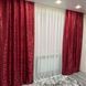Бордові штори Даніель жакард 150x270 см 2 шт Daniel-6 фото 6