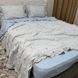 Євро комплект постільної білизни з ковдрою Пенелопа блакитна 200х220 Rm-Penelopa-18-EU фото 1