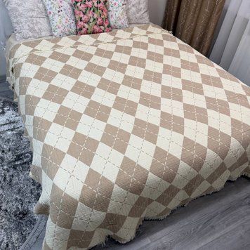 Плед муслін 200х230 см євро 5 шарів бежевий Rm-cambridge-3 фото