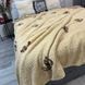 Плед двосторонній 150х210 овчинка бежевий-кавовий овечки LM-PV-18-1.5 фото 3