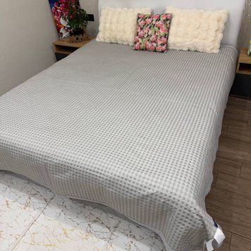 Літня ковдра Фрост світло сіра (охолоджуючий ефект) 200х230 Rm-Frost-5 фото