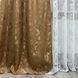 Набор мраморных штор из тюля (шторы золотого цвета 150х270см (2 шт) и белый тюль 400х270см) SHT- M19 - 10 фото 5