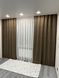 Готовые пошитые шторы из ткани микровелюр Diamond 150*270см - 2 шт цвета капучино Petek-193 фото 1