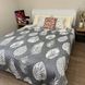 Плед лен Симетрия двусторонний с вышитым рисунком 200x230 см Rm-4458-8 фото 1