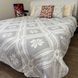 Плед льон Симетрія двосторонній з вишитим малюнком 200x230 см Rm-4458-10 фото 4
