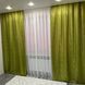 Жакардові штори з пісочним візерунком оливкового кольору 1.5х2.7м ART: Nikol-4 фото 1