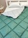 Ковдра тепла 180х210 см двостороння смарагдова-сіра мікрофібра холофайбер стібана  LM-kovdra-Holofiber 450-15-2 фото 2