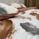 Ария евро молочный+персиковый сатин рисунок перья Rm-Aria-8-EU фото 6