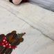 Плед новогодний Холли евро "Рождественские мишки" молочный 200&times;230 см с искусственной овчиной Holly-14-EU фото 7